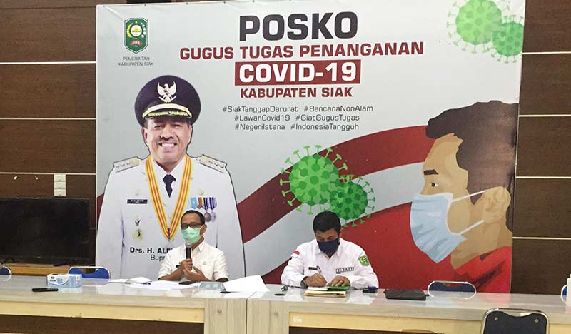 Posko Gugus Tugas Penanggulangan Covid-19 Kabupaten Siak